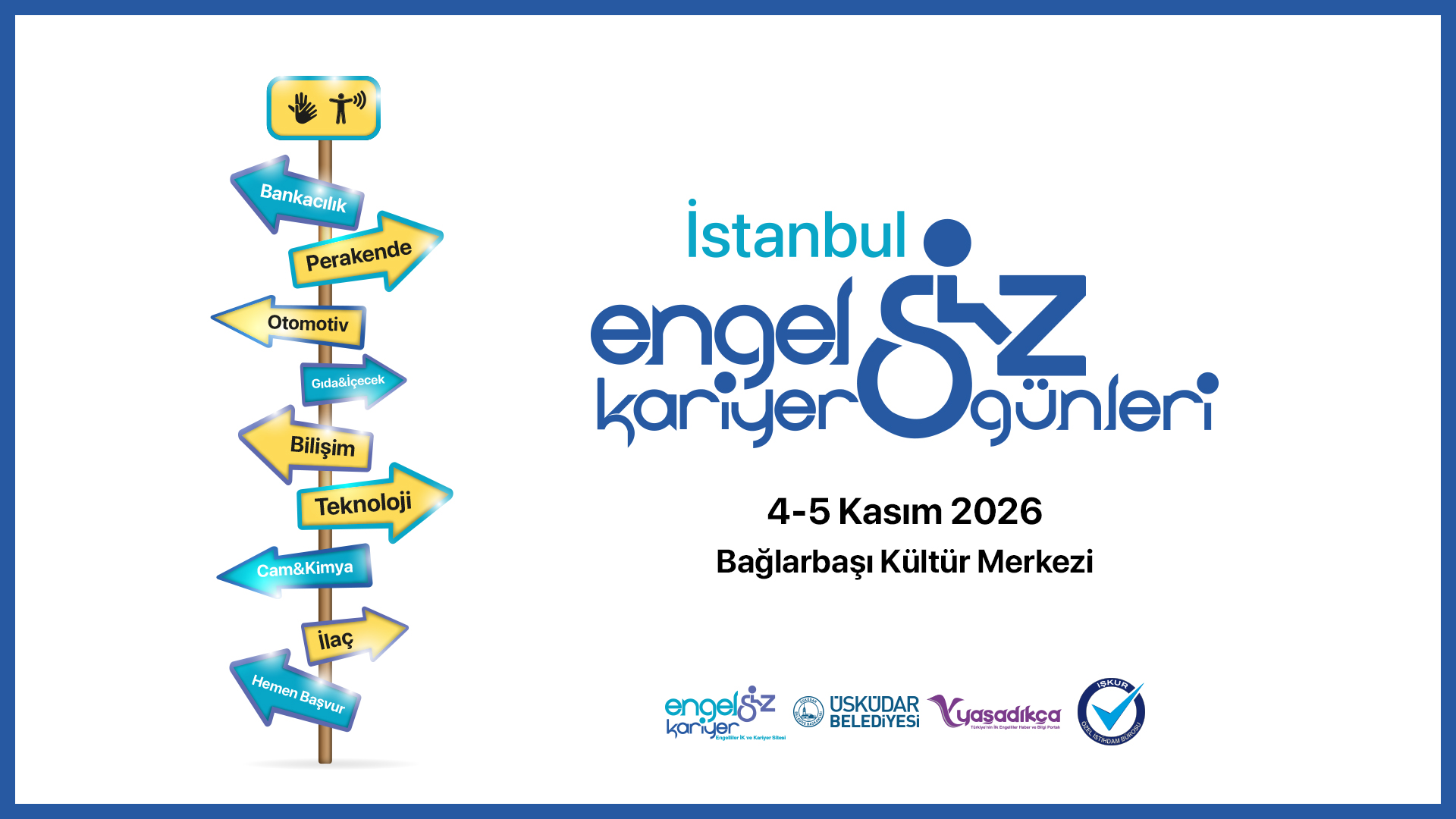 Resim: Engelsiz Kariyer Günleri afişi