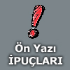 Önyazı Yazmak İçin İpuçları 